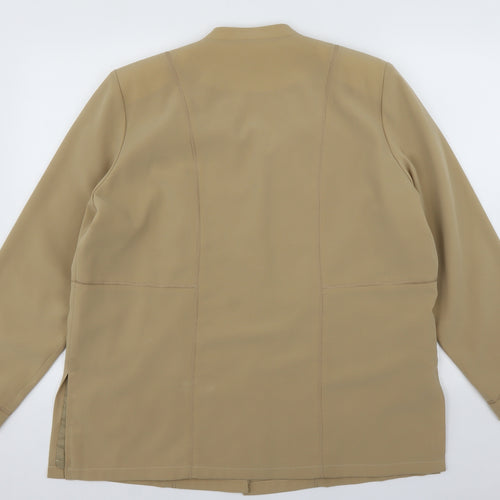 ELVI Womens Beige   Jacket Sport Coat Size 18