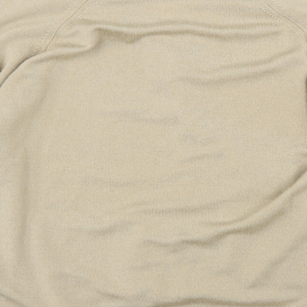 EWM Womens Beige   Cardigan Jumper Size L