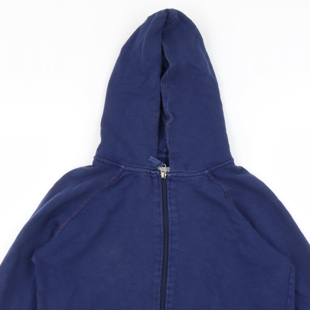 Boden Boys Blue   Full Zip Hoodie Size 13-14 Years