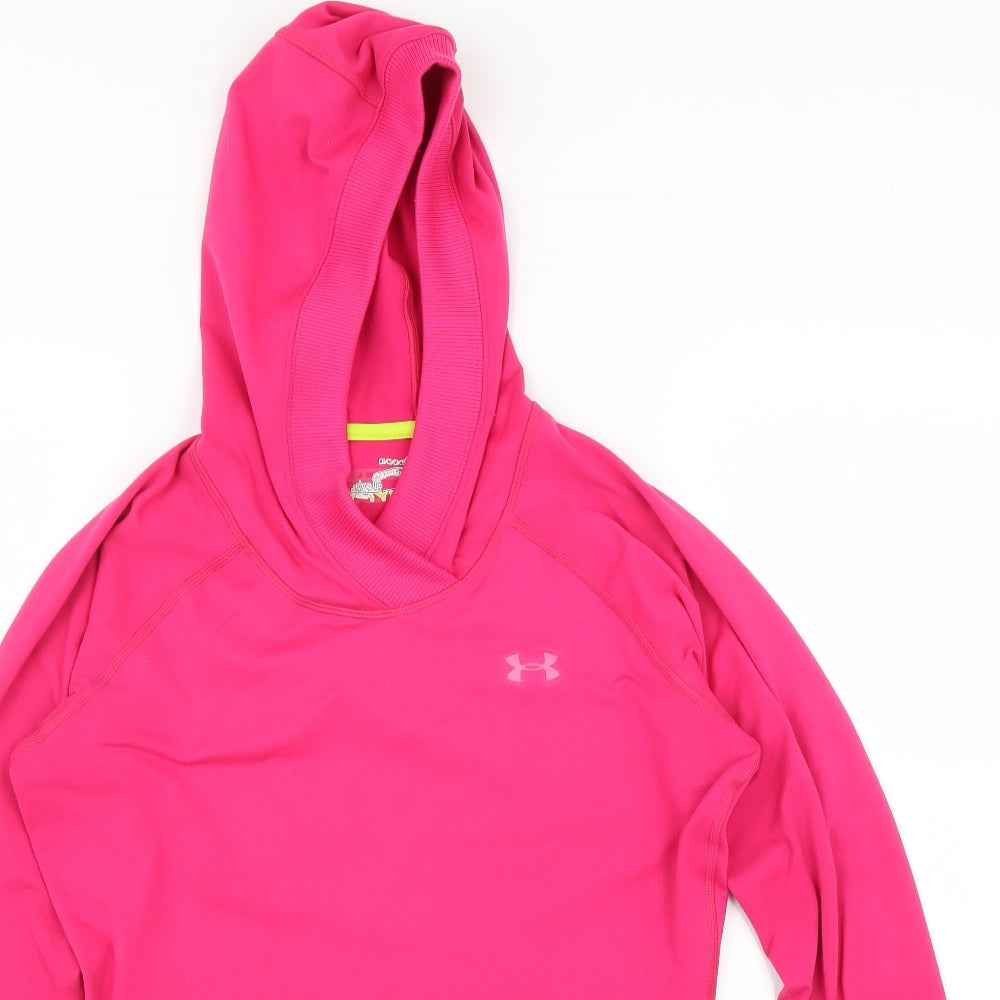 Under armour Womens Pink   Pullover Hoodie Size M