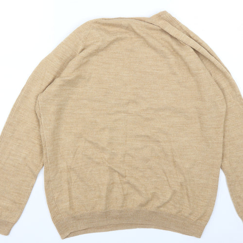 Dorothy Perkins Womens Beige   Pullover Jumper Size 16