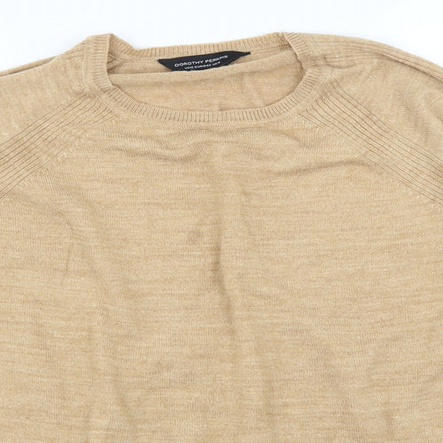 Dorothy Perkins Womens Beige   Pullover Jumper Size 16