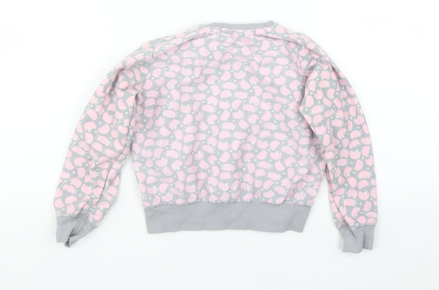 Matalan Girls Multicoloured Animal Print  Pullover Sweatshirt Size 4-5 Years