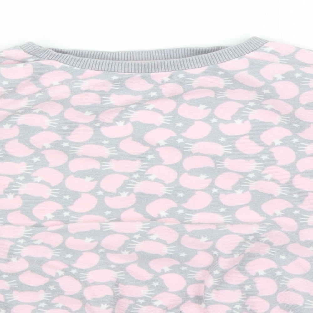 Matalan Girls Multicoloured Animal Print  Pullover Sweatshirt Size 4-5 Years