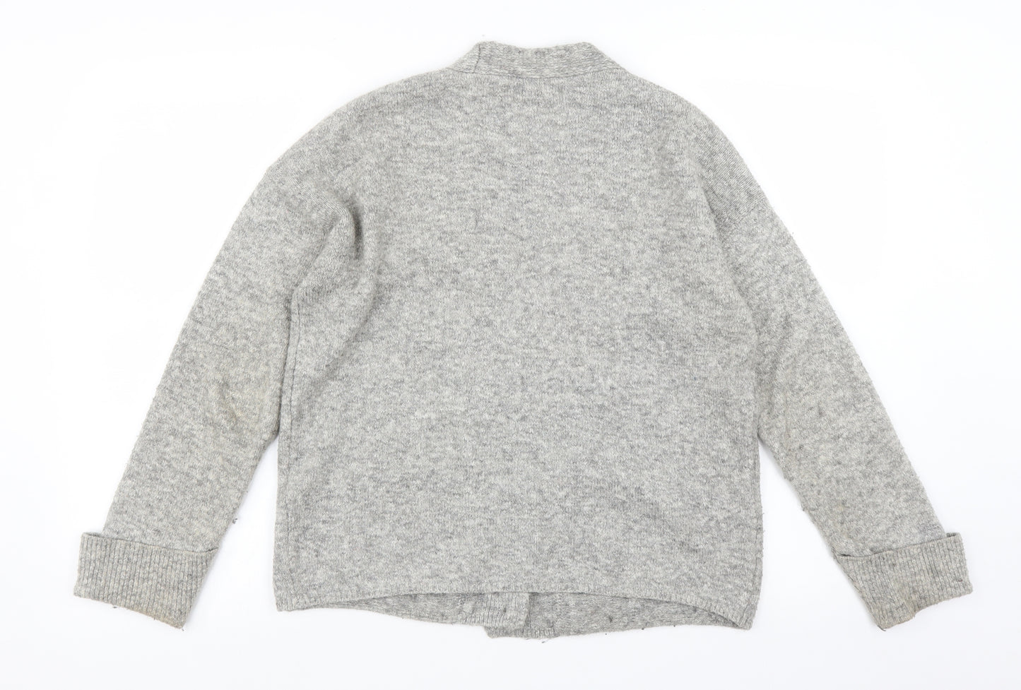 M&S Womens Grey   Cardigan Jumper Size S