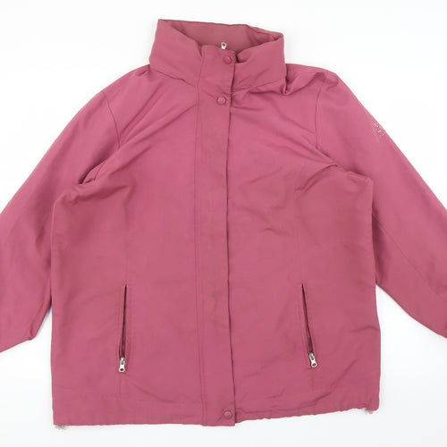 BM Womens Pink   Rain Coat Coat Size M