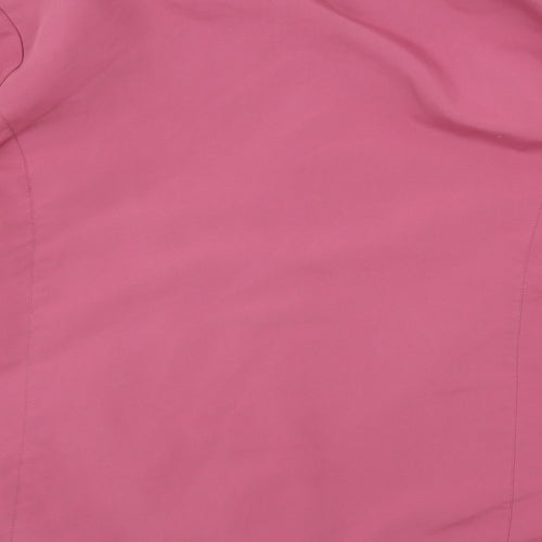 BM Womens Pink   Rain Coat Coat Size M