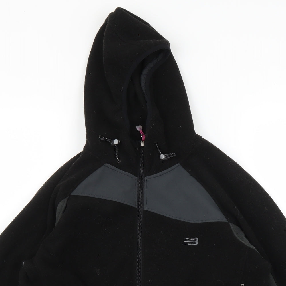 New Balance Womens Black   Full Zip Hoodie Size M