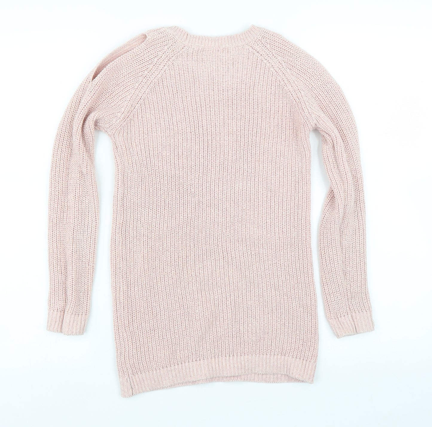 F&F Girls Pink   Pullover Jumper Size 7-8 Years