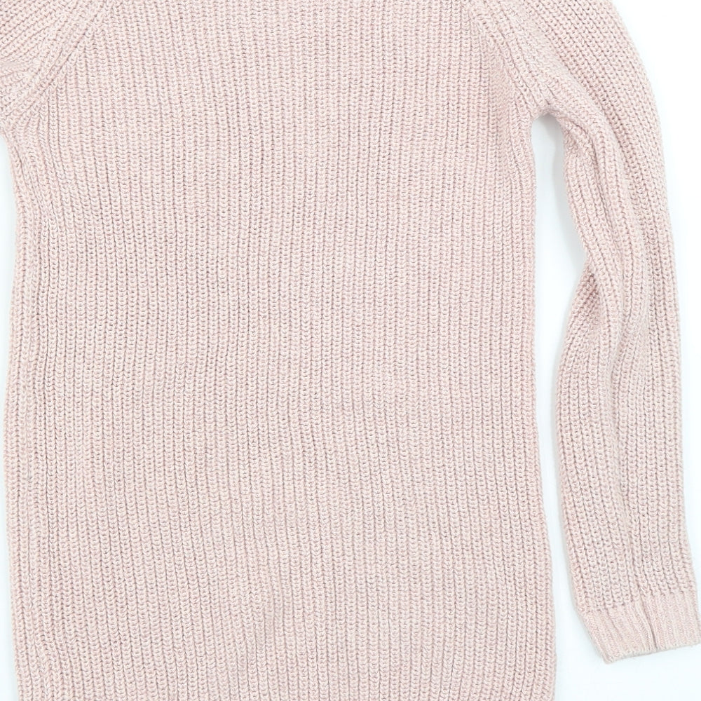 F&F Girls Pink   Pullover Jumper Size 7-8 Years