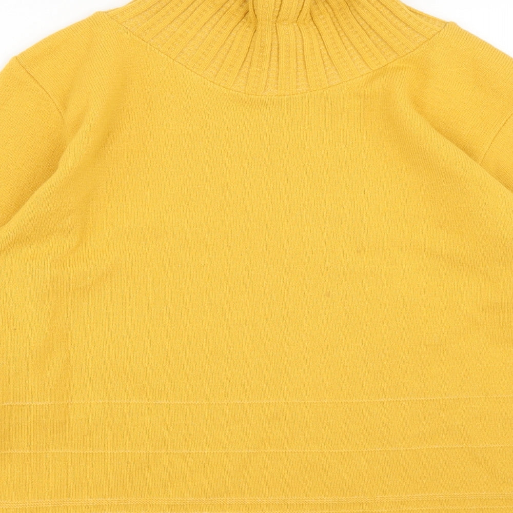 Pure & natural Womens Yellow   Pullover Jumper Size M