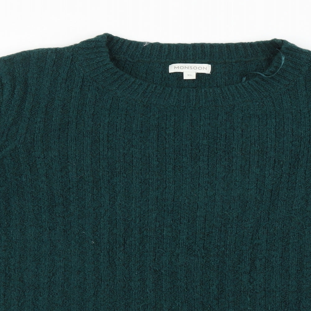 mosoon Womens Green   Pullover Jumper Size XL