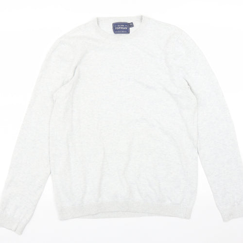 Topman Mens Grey   Pullover Sweatshirt Size S