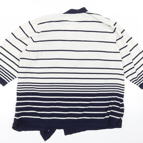 Ann Harvey Womens Multicoloured Striped  Pullover Jumper Size M