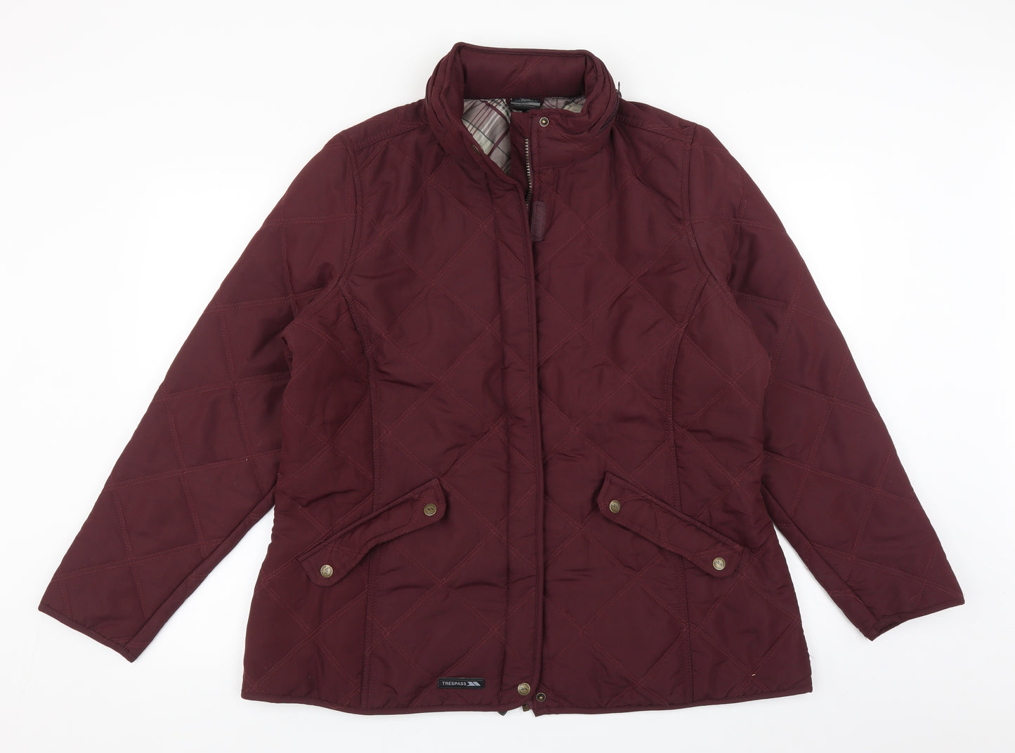 Trespass Womens Purple   Quilted Coat Size 2XL