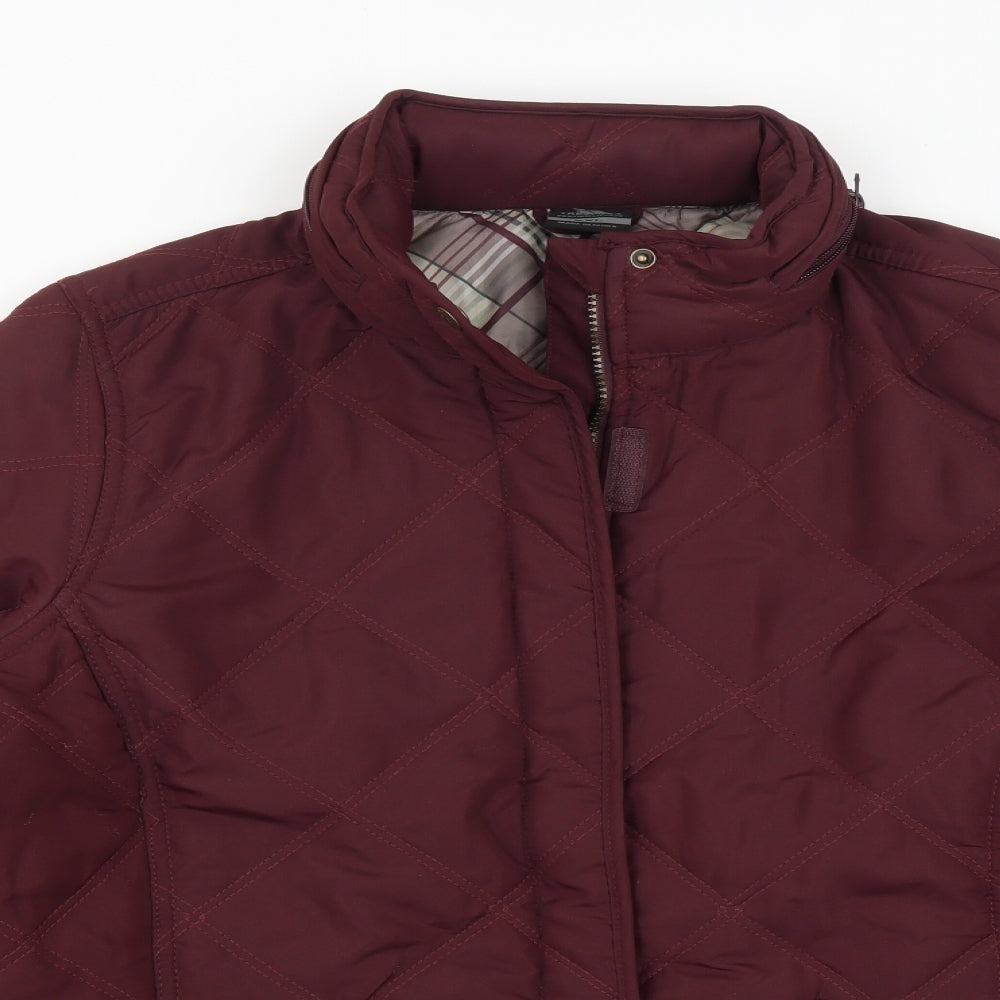 Trespass Womens Purple   Quilted Coat Size 2XL