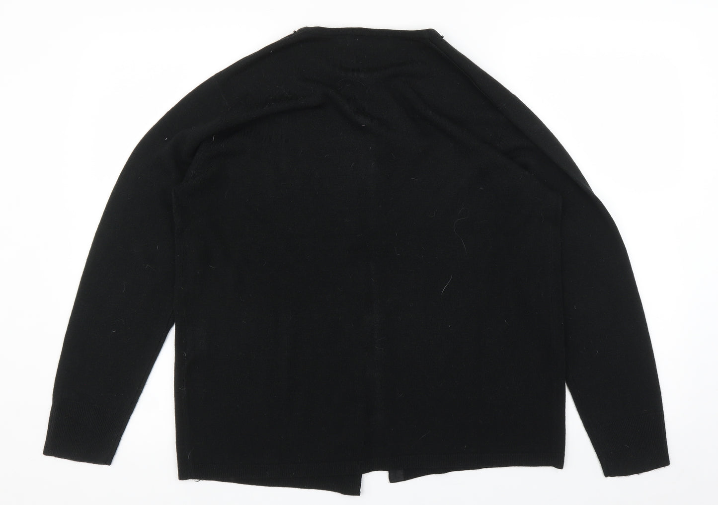 cashmasoft Womens Black   Cardigan Jumper Size L