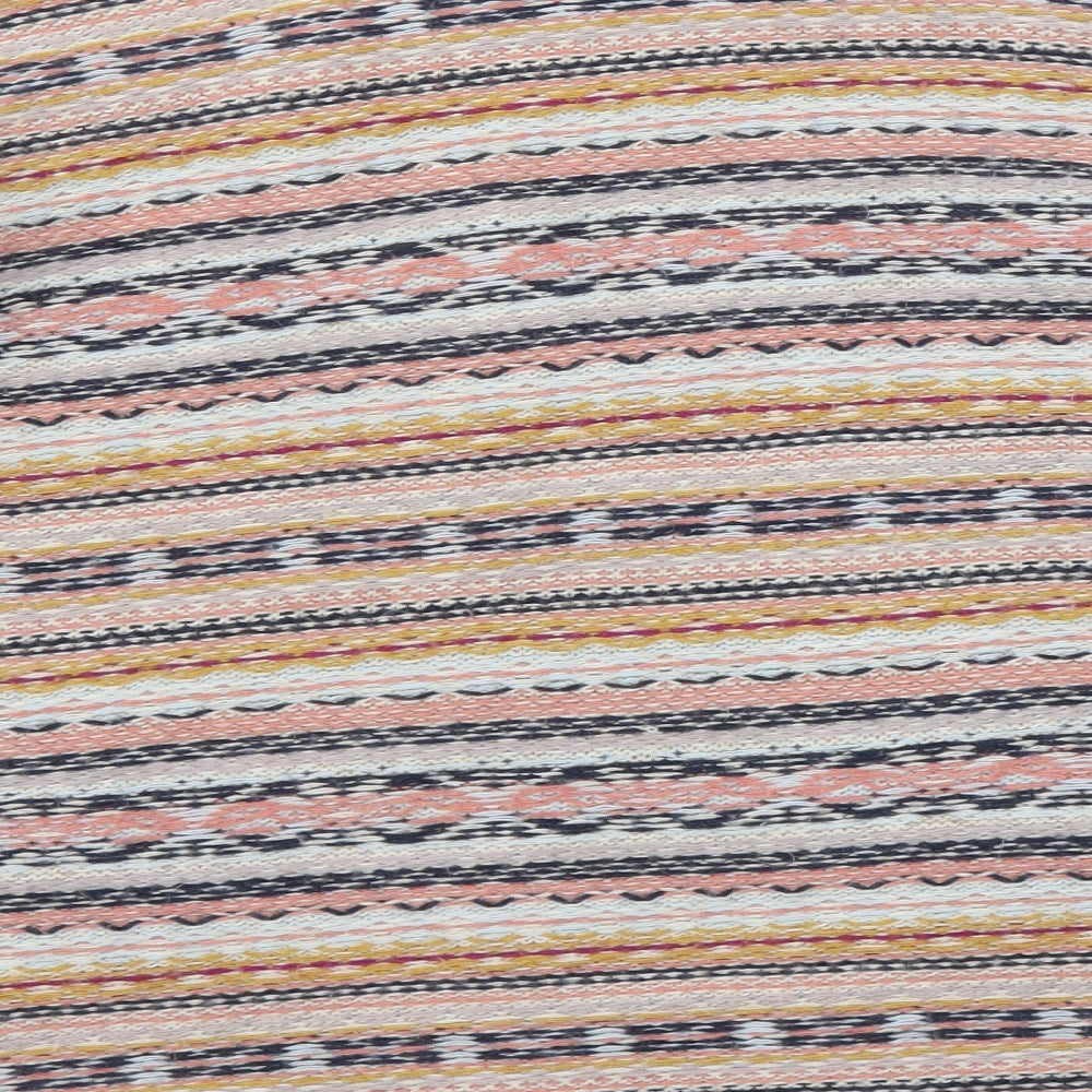 M&S Womens Multicoloured Striped  Cardigan Jumper Size 16