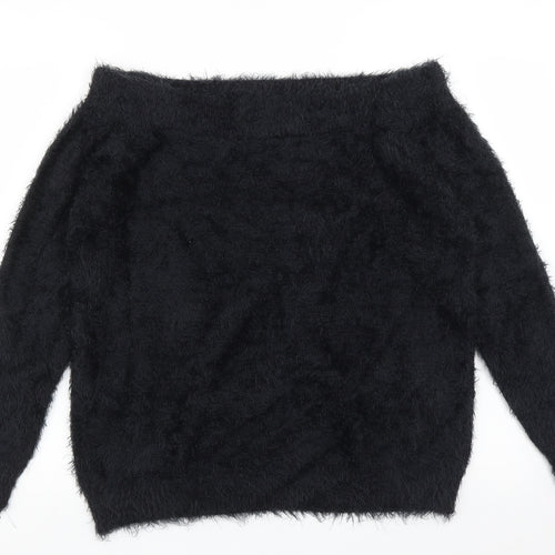 Brave Soul Womens Black   Pullover Jumper Size 16