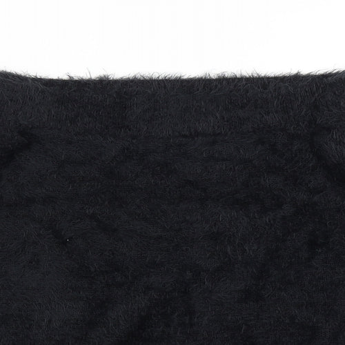 Brave Soul Womens Black   Pullover Jumper Size 16
