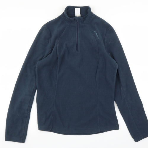 Quechun Womens Blue   Pullover Sweatshirt Size M