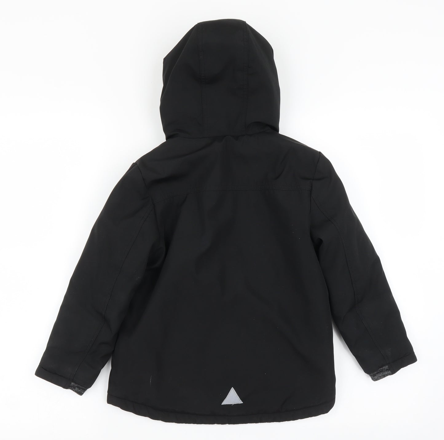 George Boys Black   Rain Coat Coat Size 5-6 Years