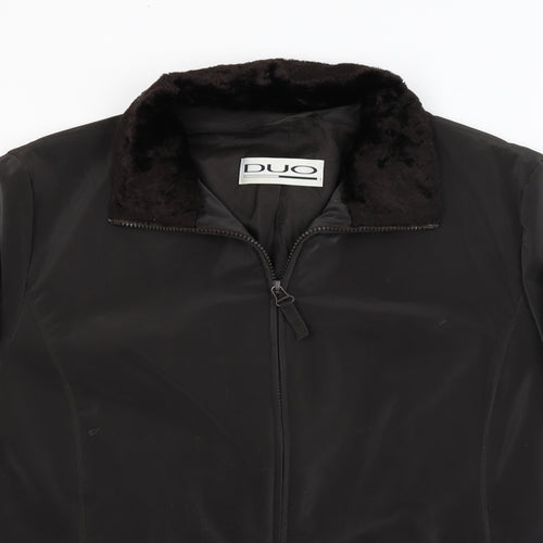 DUO Womens Brown   Jacket  Size 14