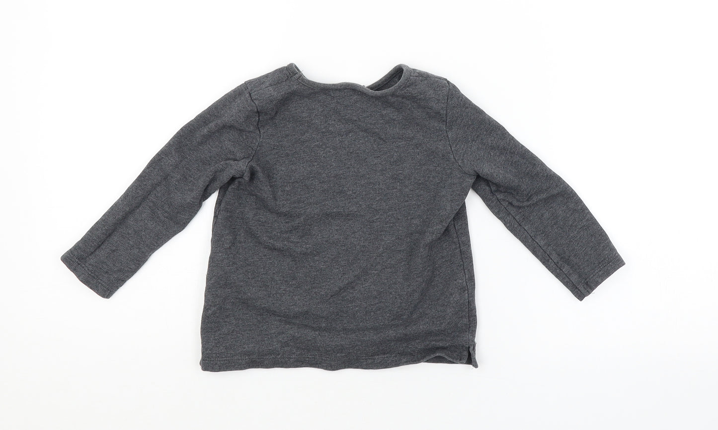 NEXT Baby Grey   Pullover Jumper Size 12-18 Months  - BONJOUR