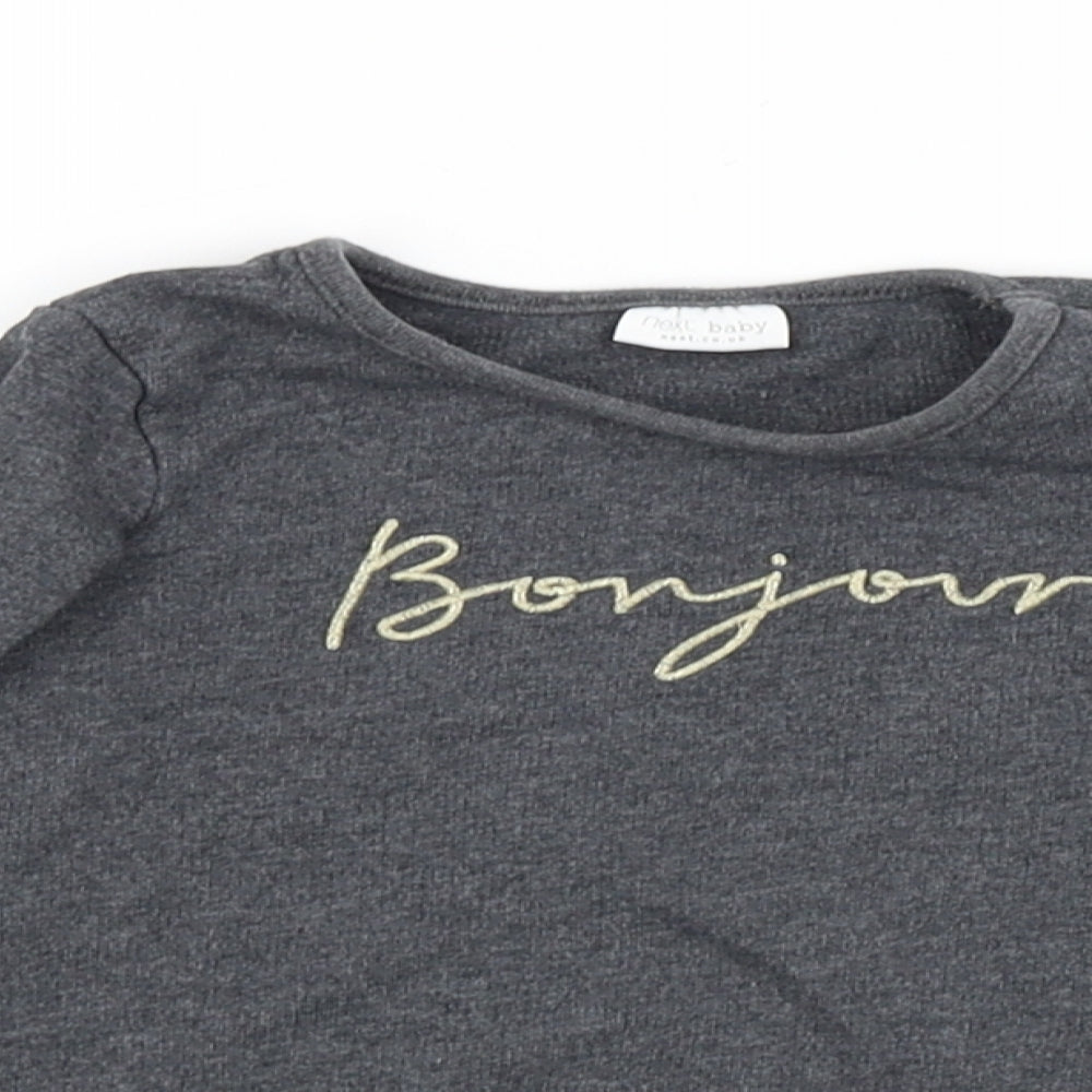 NEXT Baby Grey   Pullover Jumper Size 12-18 Months  - BONJOUR