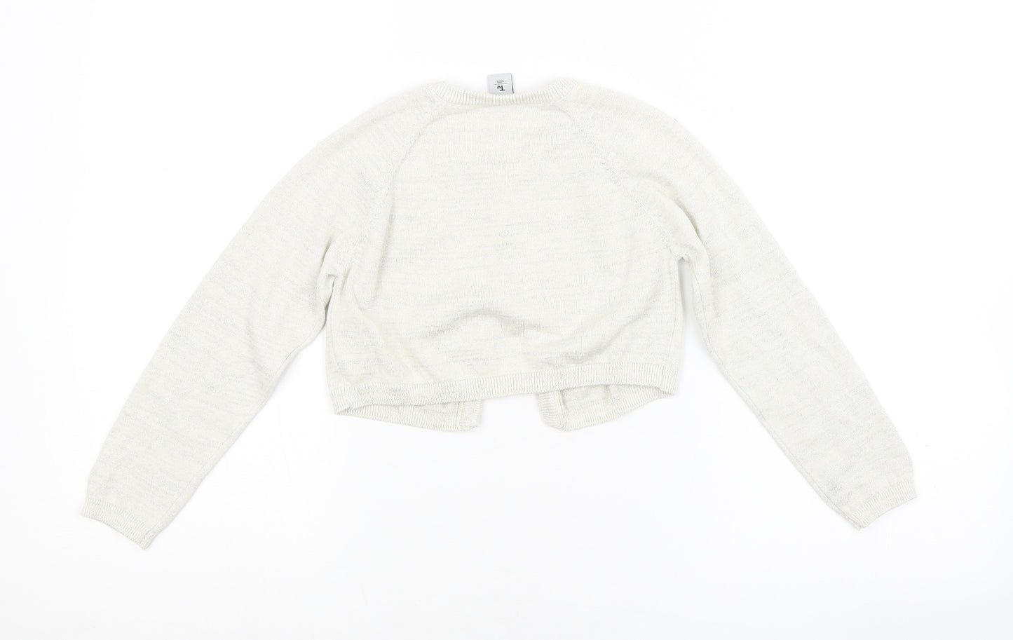 TU Girls White   Cardigan Jumper Size 6 Years