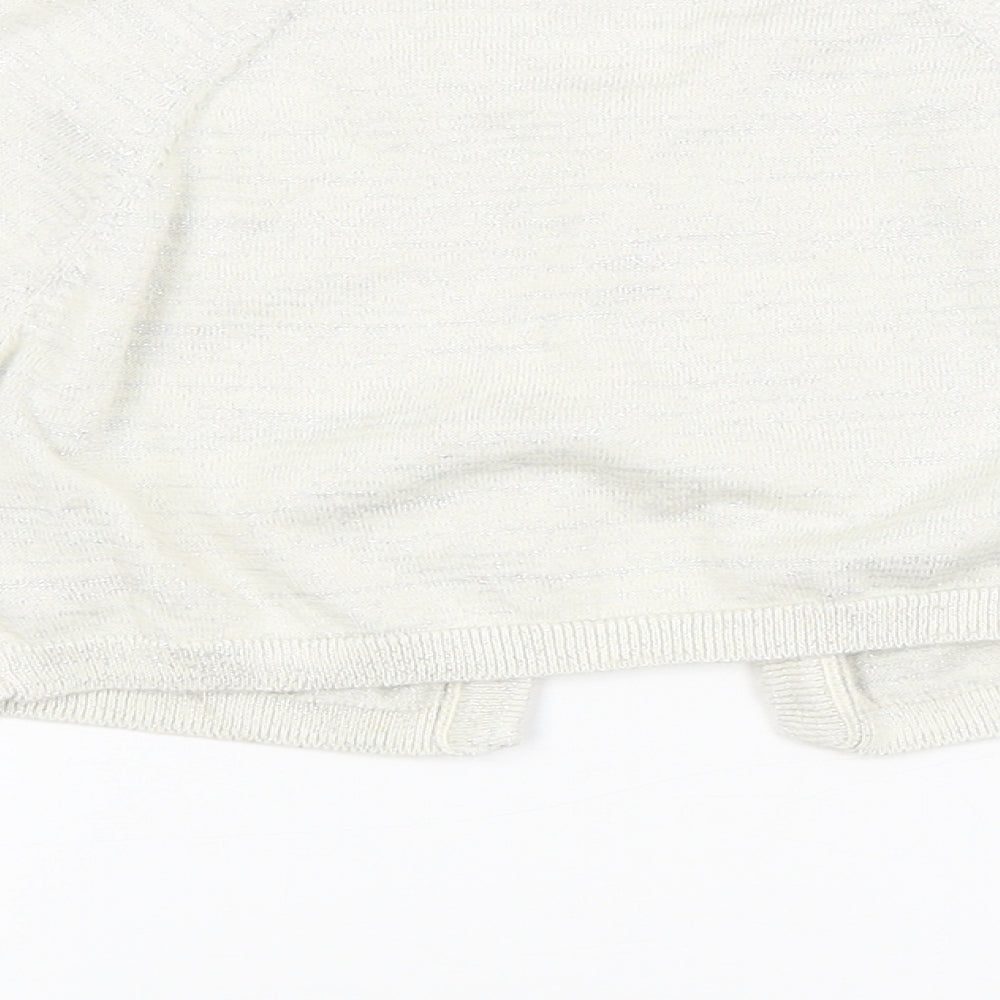 TU Girls White   Cardigan Jumper Size 6 Years