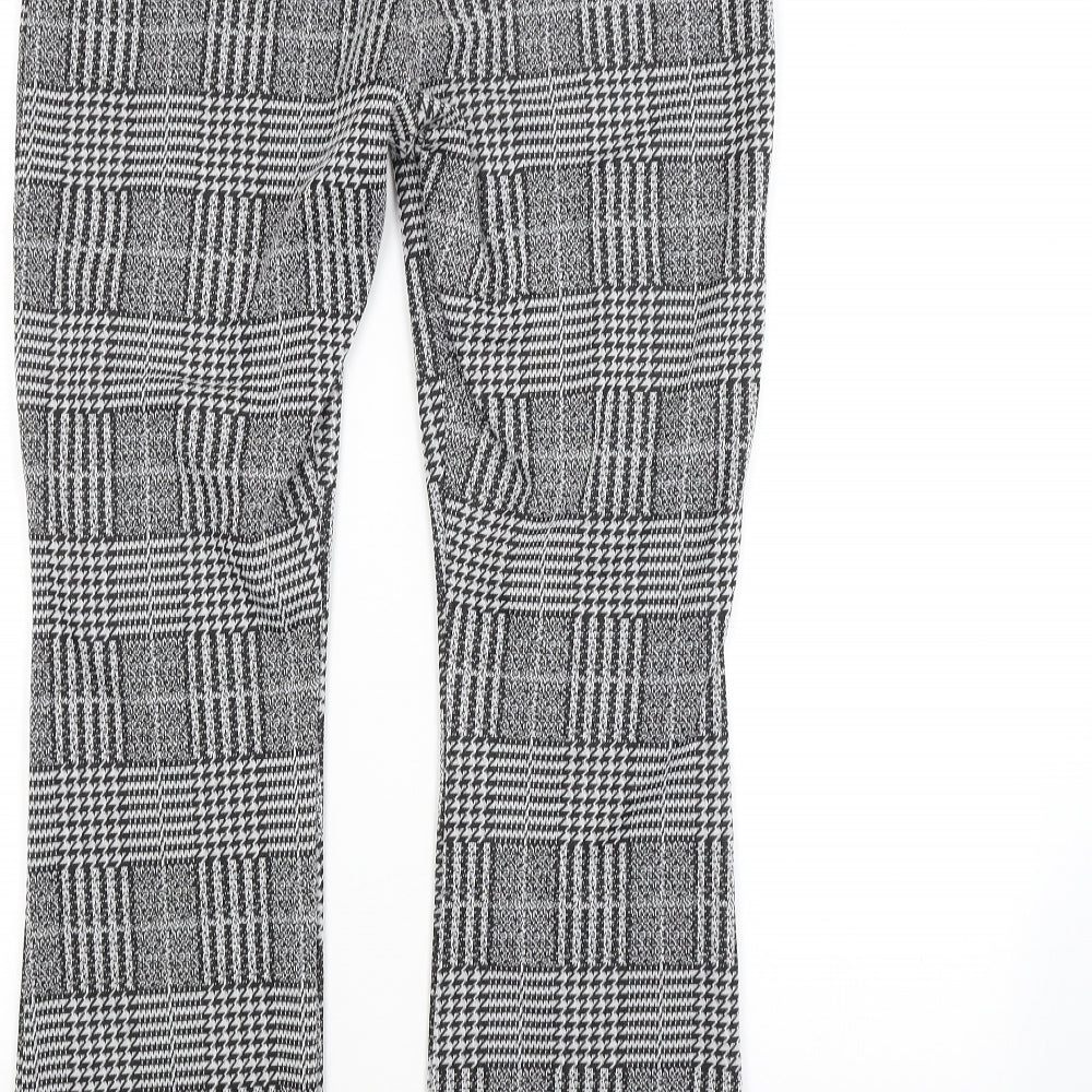 Preworn Womens Grey Check  Trousers  Size 16 L29 in