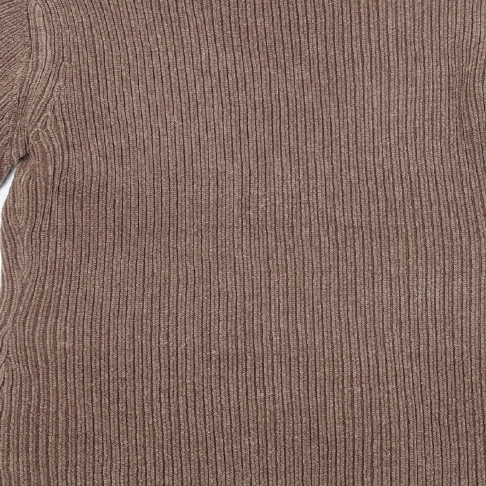 Atmosphere Womens Brown Striped  Pullover Jumper Size 12
