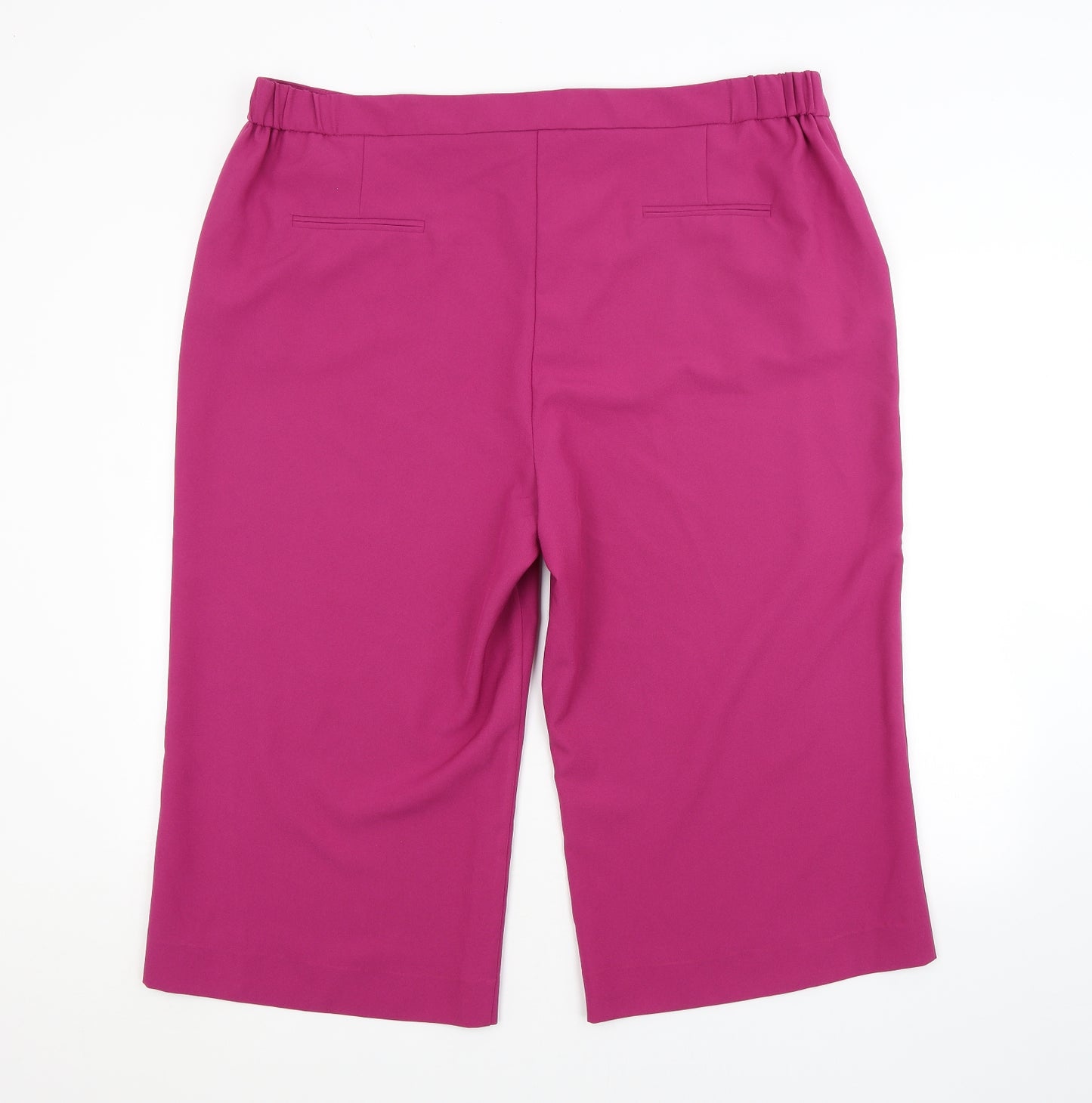 Preworn Womens Purple   Cropped Trousers Size 22 L20 in