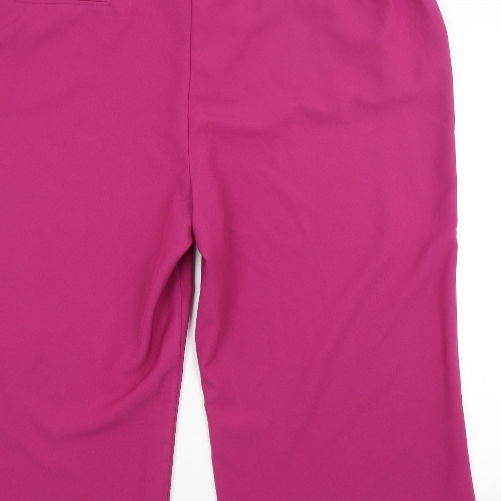 Preworn Womens Purple   Cropped Trousers Size 22 L20 in