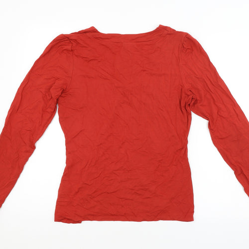 NEXT Womens Red   Basic Blouse Size 16