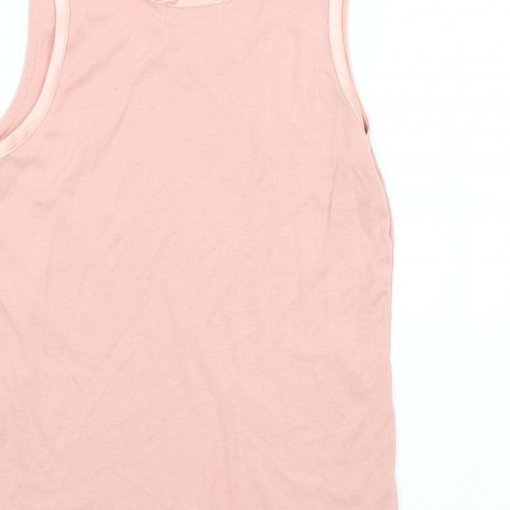 Carolyn Taylor Womens Pink   Basic Tank Size L