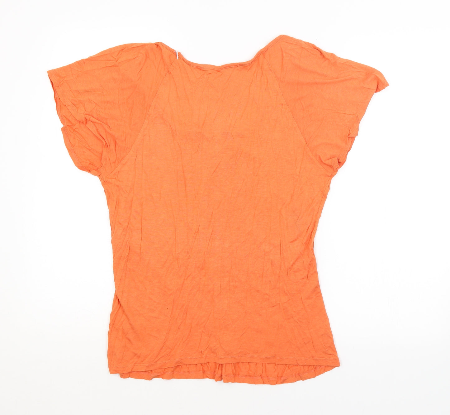 Preworn Womens Orange   Basic Blouse