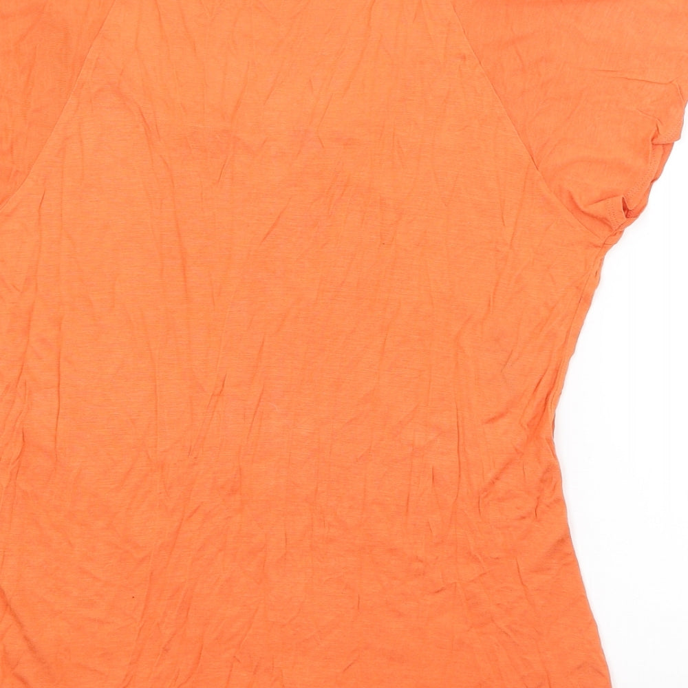 Preworn Womens Orange   Basic Blouse
