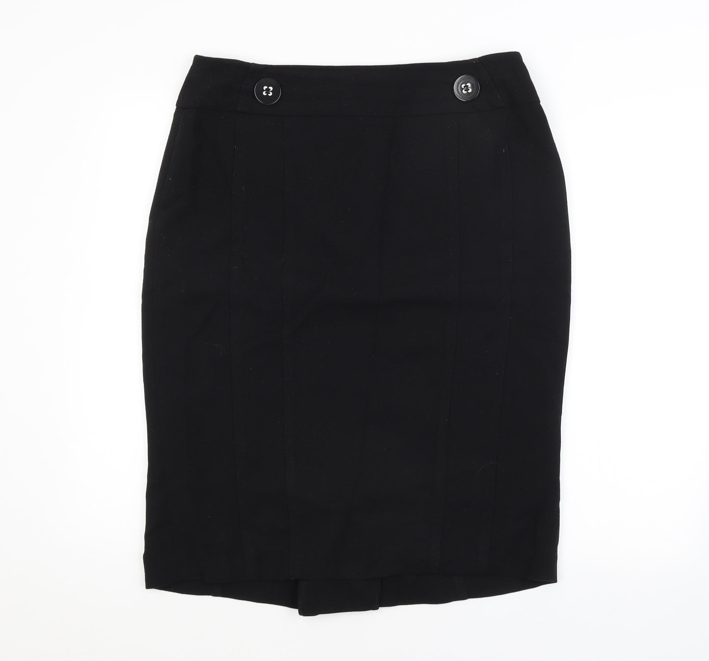 Wallis Womens Black   Straight & Pencil Skirt Size 14