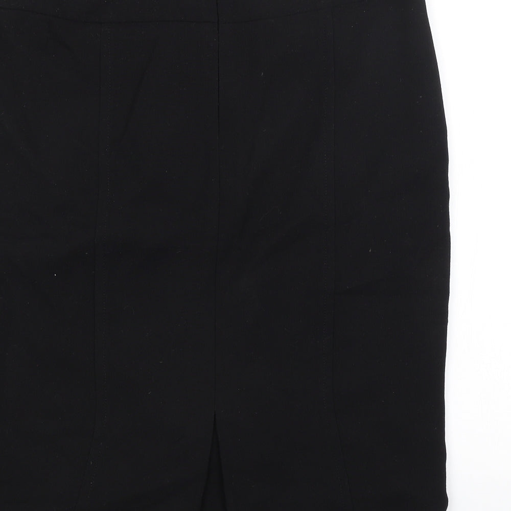 Wallis Womens Black   Straight & Pencil Skirt Size 14