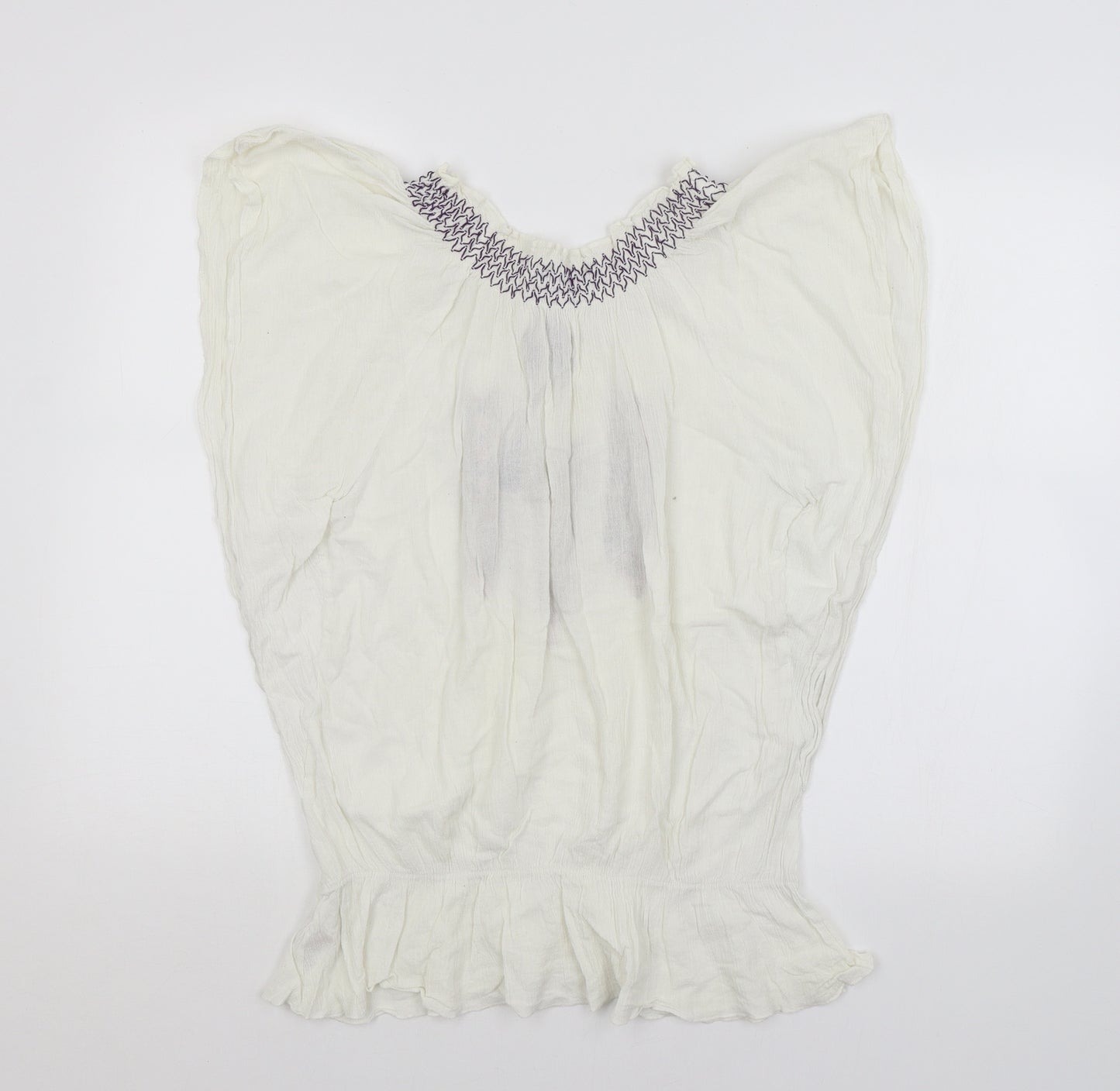 Dorothy Perkins Womens White   Basic Blouse Size 12