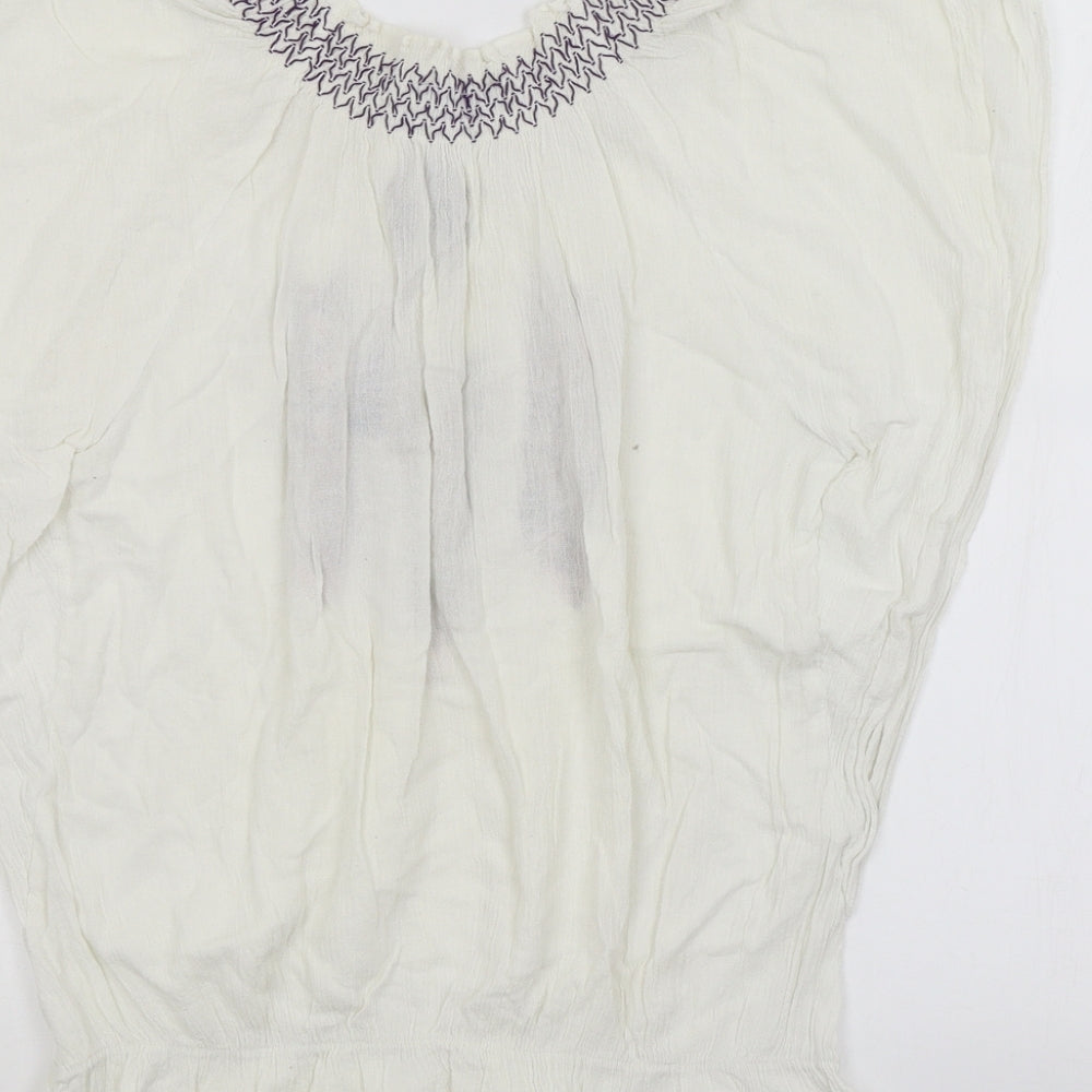 Dorothy Perkins Womens White   Basic Blouse Size 12