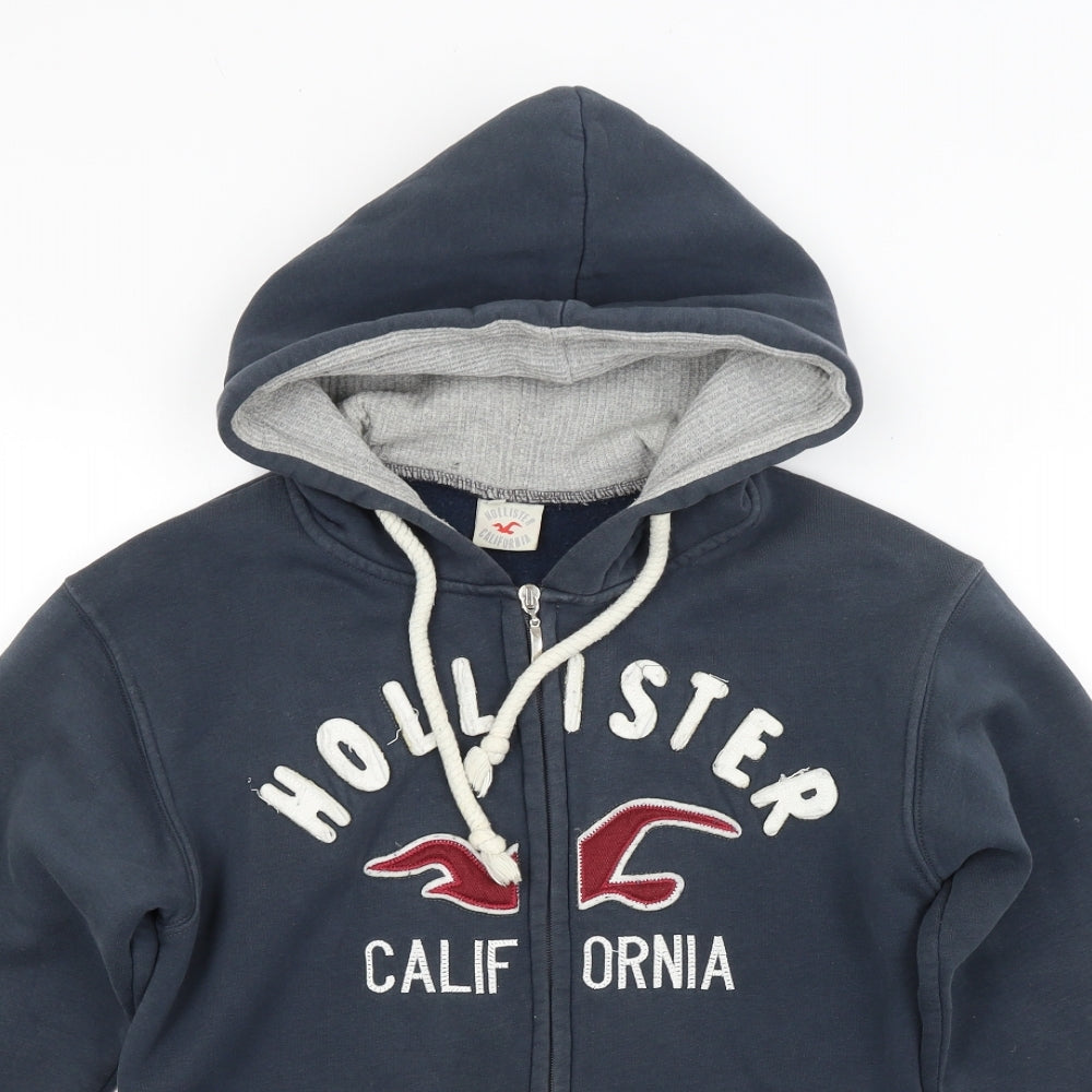 Hollister Mens Blue   Full Zip Hoodie