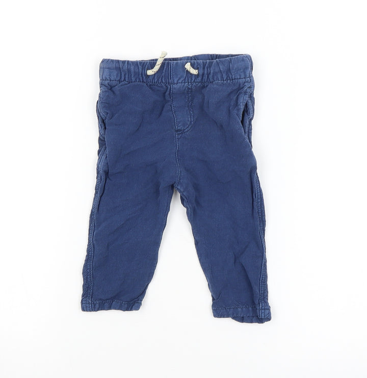 Zara Baby Blue   Jogger Trousers Size 6-9 Months