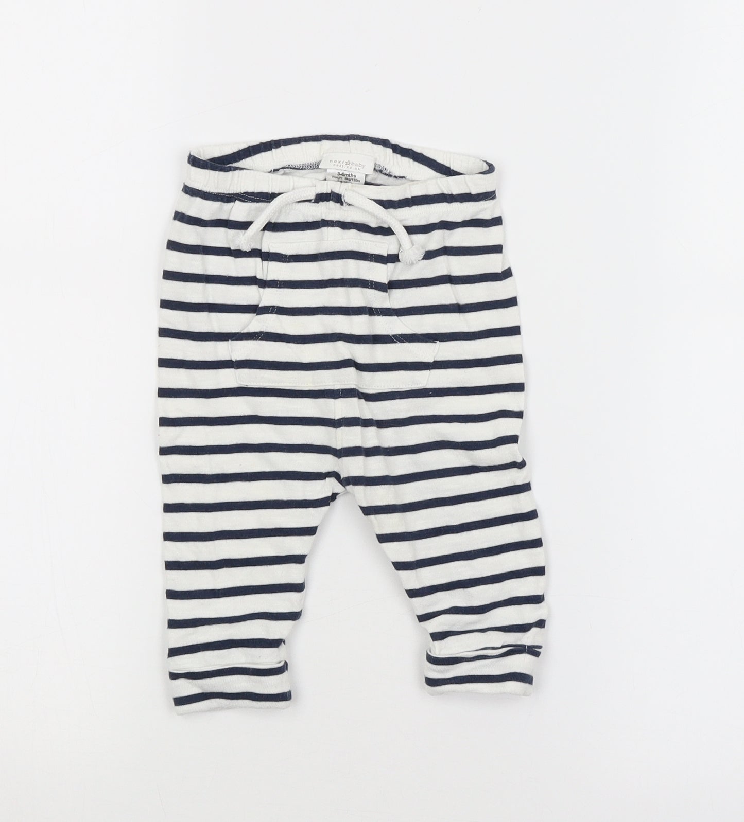 NEXT Baby Multicoloured Striped  Jogger Trousers Size 3-6 Months