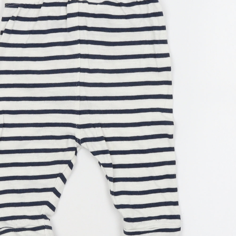NEXT Baby Multicoloured Striped  Jogger Trousers Size 3-6 Months