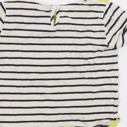 JUNIOR J Girls Multicoloured Striped  Basic T-Shirt Size 2-3 Years