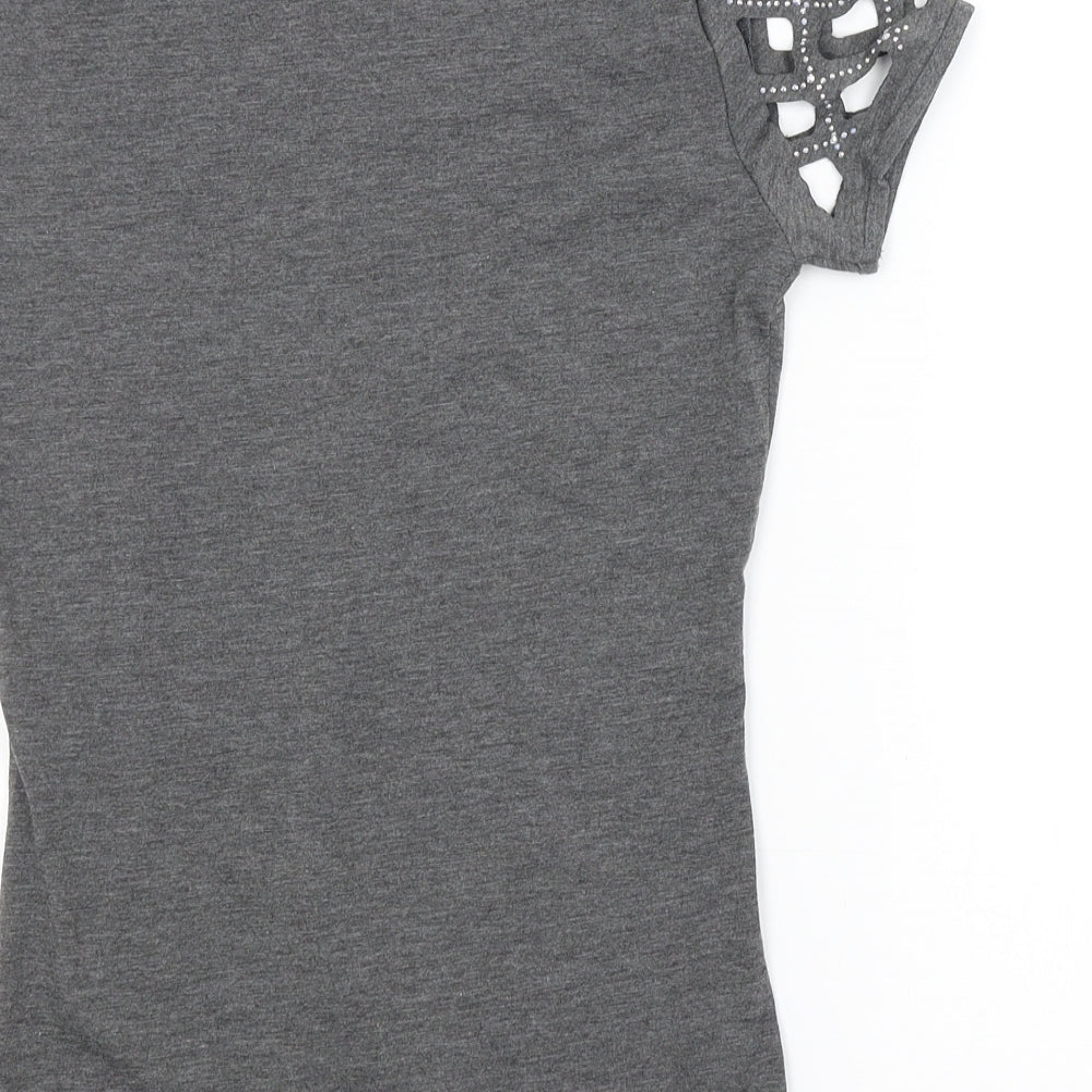CBR Womens Grey   Basic Tank Size M