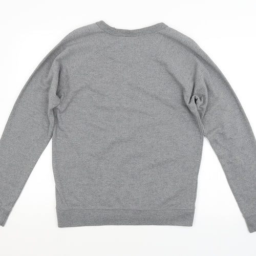 Delta Fleece Womens Grey   Pullover Sweatshirt Size M